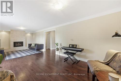 14 Atkins Drive, Hamilton, ON - Indoor Photo Showing Other Room With Fireplace