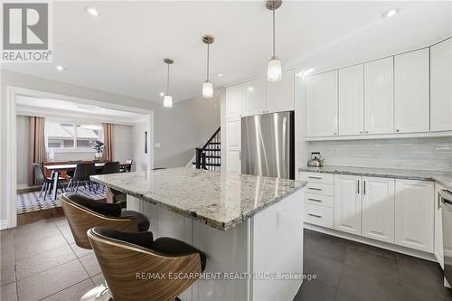 14 Atkins Drive, Hamilton, ON - Indoor Photo Showing Kitchen With Upgraded Kitchen