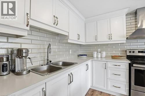 328 Shady Glen Crescent, Kitchener, ON - Indoor Photo Showing Kitchen With Double Sink With Upgraded Kitchen