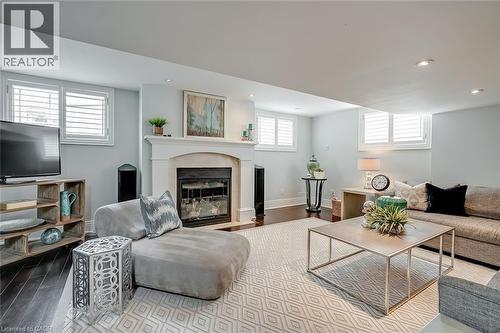 234 Brookfield Avenue, Burlington, ON - Indoor Photo Showing Living Room With Fireplace