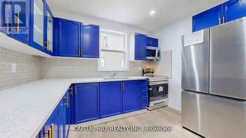 160 Picton Street E, Hamilton, ON - Indoor Photo Showing Kitchen With Stainless Steel Kitchen