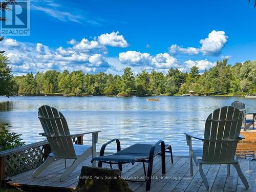 127 Burnetts Road, Mckellar, ON - Outdoor With Body Of Water With Deck Patio Veranda With View