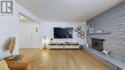 54 Senator Reesor'S Drive, Markham, ON - Indoor Photo Showing Living Room With Fireplace