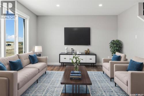 133 Yuel Crescent, Saskatoon, SK - Indoor Photo Showing Living Room