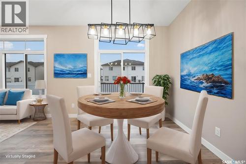 129 Yuel Crescent, Saskatoon, SK - Indoor Photo Showing Dining Room