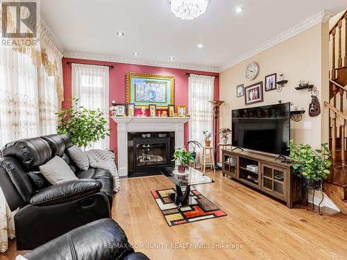 27 Windyton Avenue, Markham, ON - Indoor Photo Showing Living Room With Fireplace
