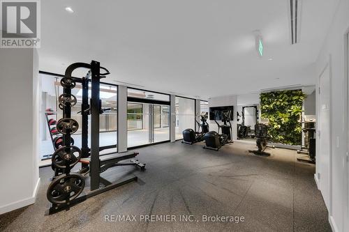 332 - 15 Richardson Street, Toronto, ON - Indoor Photo Showing Gym Room