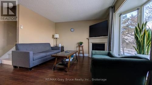 60 - 60 Lila Road, Owen Sound, ON - Indoor Photo Showing Living Room With Fireplace