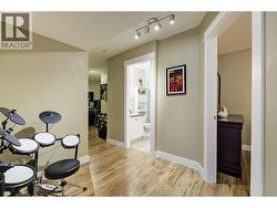 Lower level hallway to bedroom and  4pc bathroom - 