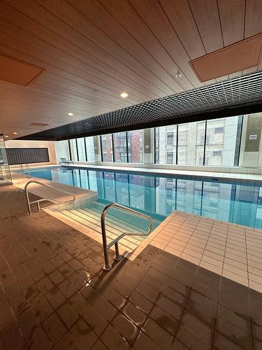Pool - 3701-1245 Rue De Bleury, Montréal (Ville-Marie), QC - Indoor Photo Showing Other Room With In Ground Pool