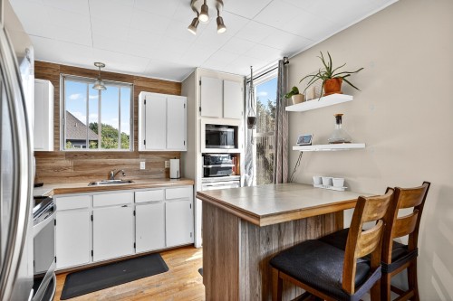 Kitchen - 17  - 19 Av. Legrand, Laval (Laval-Des-Rapides), QC - Indoor Photo Showing Kitchen With Double Sink