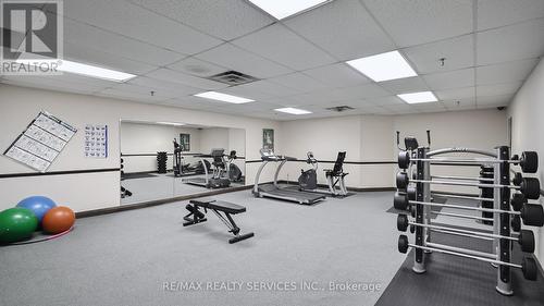 909 - 330 Mill Street S, Brampton, ON - Indoor Photo Showing Gym Room