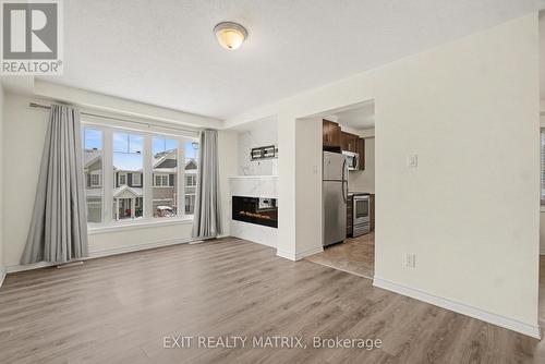 370 Willow Aster Circle, Ottawa, ON - Indoor Photo Showing Living Room With Fireplace