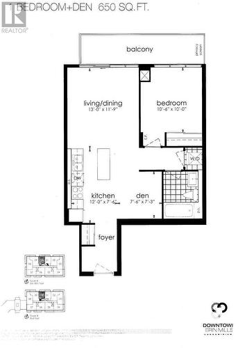 floor plan - 1201 - 4655 Glen Erin Drive, Mississauga, ON - Other
