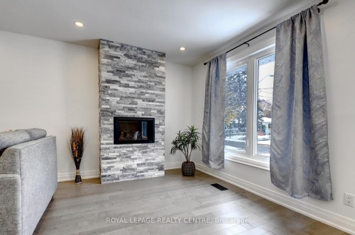 1416 Monaghan Circle, Mississauga, ON - Indoor Photo Showing Other Room With Fireplace