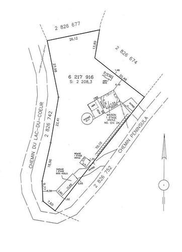 Plan (croquis) - 24 Ch. Peninsula, Saint-Adolphe-D'Howard, QC - Other