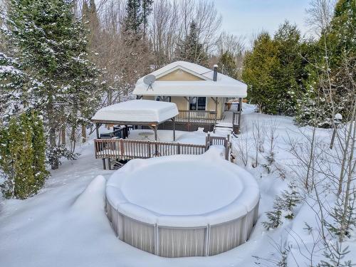 Photo aérienne - 24 Ch. Peninsula, Saint-Adolphe-D'Howard, QC - Outdoor With Deck Patio Veranda