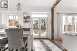 Double door walk out to deck - 