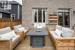 Wood seating (cushions not included) - 