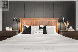 Primary bedroom - board & batten accent wall - 