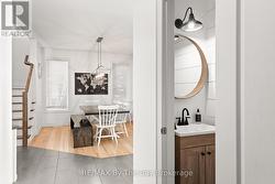 Upgraded powder room - 