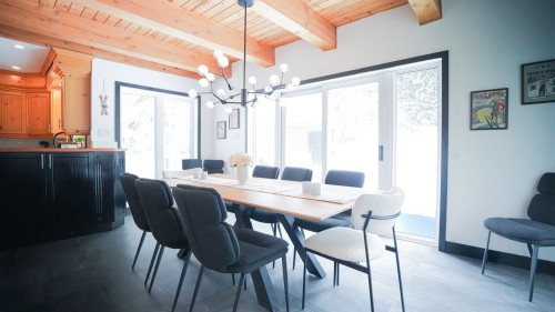 Salle à manger - 370 Mtée Victor-Nymark, Saint-Sauveur, QC - Indoor Photo Showing Dining Room