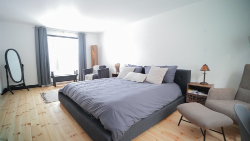 Chambre à coucher principale - 370 Mtée Victor-Nymark, Saint-Sauveur, QC - Indoor Photo Showing Bedroom