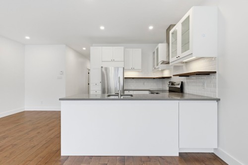 Kitchen - 4865 Rue Ste-Émilie, Montréal (Le Sud-Ouest), QC - Indoor Photo Showing Kitchen With Double Sink