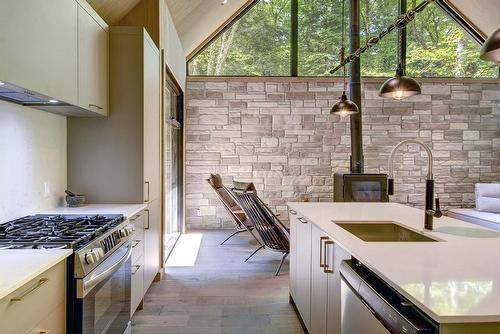 Jardin - 3590 Lac-Des-Écorces, Barkmere, QC - Indoor Photo Showing Kitchen With Upgraded Kitchen