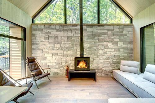 Intérieur - 3590 Lac-Des-Écorces, Barkmere, QC - Indoor With Fireplace