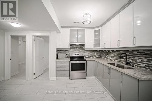 164 Elmhurst Drive, Toronto, ON - Indoor Photo Showing Kitchen With Double Sink With Upgraded Kitchen