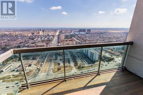 3702 - 3504 Hurontario Street, Mississauga, ON - Outdoor With Balcony With View