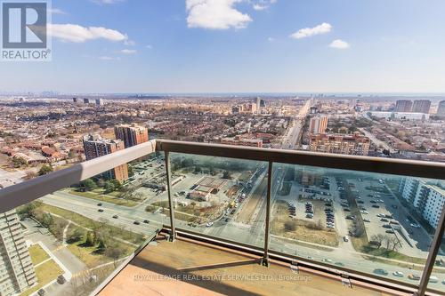 3702 - 3504 Hurontario Street, Mississauga, ON - Outdoor With Balcony With View