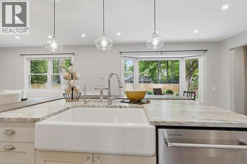 348 Old Stone Road, Waterloo, ON - Indoor Photo Showing Kitchen With Double Sink