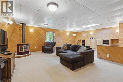 348 Old Stone Road, Waterloo, ON - Indoor With Fireplace