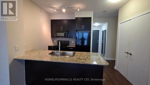 3408 - 4070 Confederation Parkway, Mississauga, ON - Indoor Photo Showing Kitchen With Double Sink