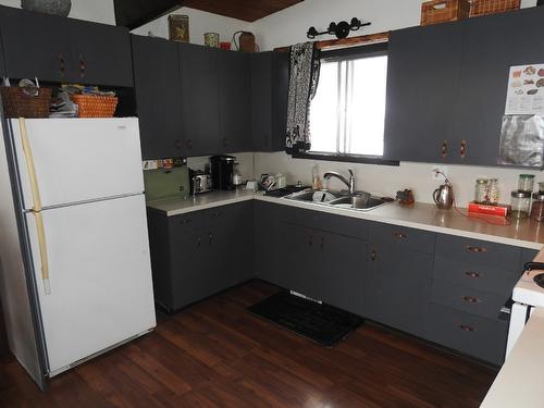 43 Sigalet Road, Lumby, BC - Indoor Photo Showing Kitchen With Double Sink