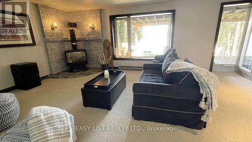 1990 White Lake Road, Douro-Dummer, ON - Indoor Photo Showing Living Room With Fireplace