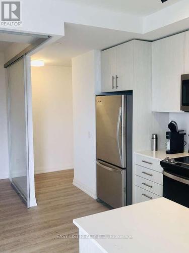 2708 - 286 Main Street, Toronto, ON - Indoor Photo Showing Kitchen With Stainless Steel Kitchen