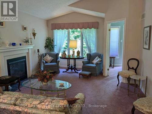 57 Goldfinch Drive, Ottawa, ON - Indoor Photo Showing Living Room With Fireplace