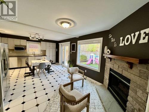 1257 Mccraney Street E, Oakville, ON - Indoor With Fireplace