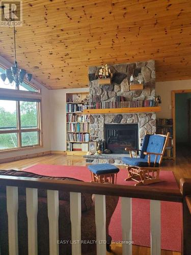 477 Hwy 586, Thunder Bay, ON - Indoor Photo Showing Other Room With Fireplace