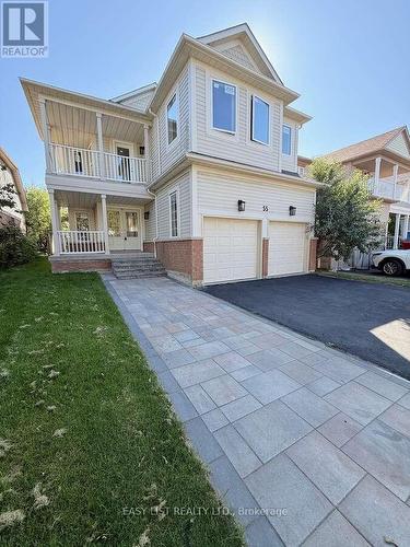 55 Steamer Drive, Whitby, ON - Outdoor With Balcony With Facade
