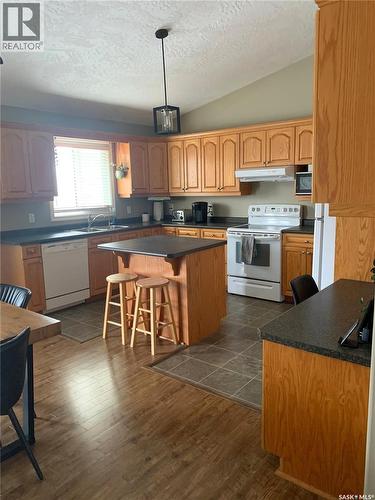 203 3Rd Avenue E, Shellbrook, SK - Indoor Photo Showing Kitchen With Double Sink