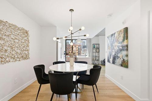 Dining room - 414-1550 Rue Des Bassins, Montréal (Le Sud-Ouest), QC - Indoor Photo Showing Dining Room