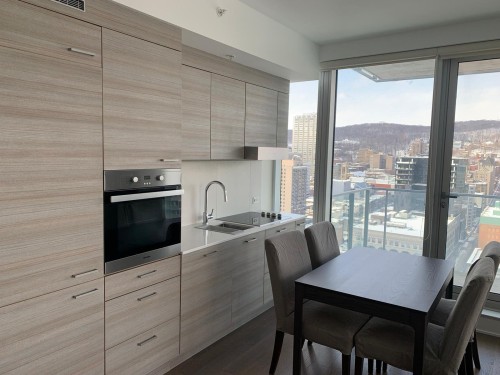 Kitchen - 2101-1155 Rue De La Montagne, Montréal (Ville-Marie), QC - Indoor