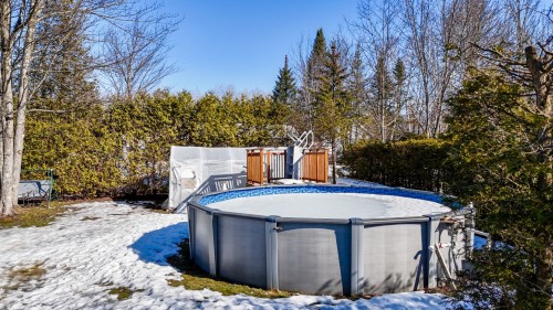 Extérieur - 82 Rue Goudreau, Magog, QC - Outdoor With Above Ground Pool