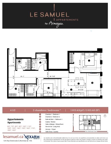 Autre - 307-1245 Rue Sherbrooke O., Montréal (Ville-Marie), QC - Other