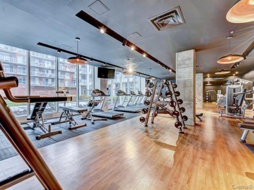 Common room - 1505-738 Rue St-Paul O., Montréal (Ville-Marie), QC - Indoor Photo Showing Gym Room