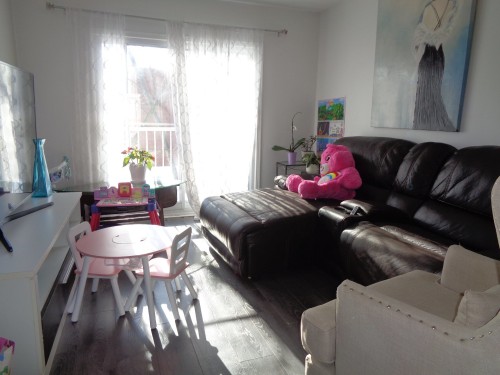 Salon - 6-12383 Av. Lapierre, Montréal (Montréal-Nord), QC - Indoor Photo Showing Living Room
